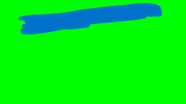 エストニア緑の背景に旗を描く — ストック動画