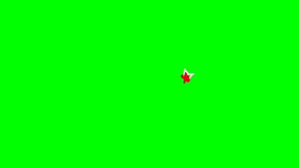 Nowa Zelandia Rysunek Flaga Zielonym Tle — Wideo stockowe