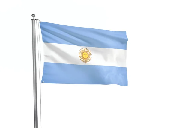 Argentina Flag Isolated White Background Illustration — Stock Photo, Image