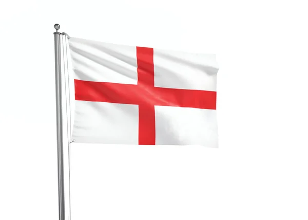 Inglaterra Bandeira Isolado Fundo Branco Ilustração — Fotografia de Stock