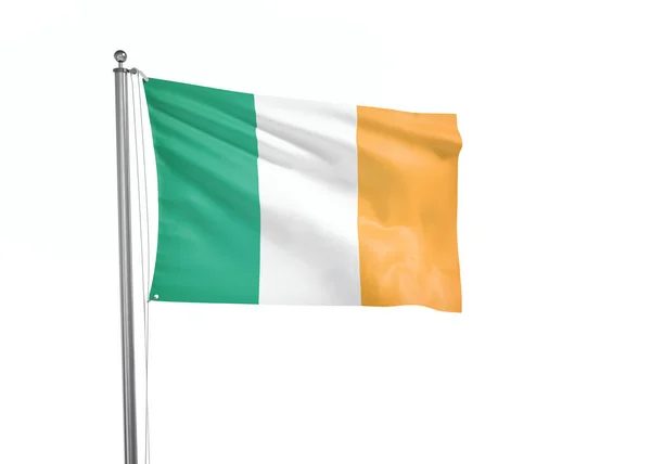 Irlanda Bandeira Isolado Fundo Branco Ilustração — Fotografia de Stock
