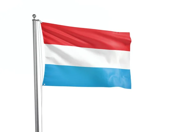 Luxembourg Flag Isolated White Background Illustration — Stock Photo, Image