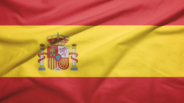 스페인 질감에 깃발흔들기 — 스톡 사진
