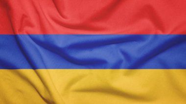 Kumaş dokusunda Ermenistan bayrağı