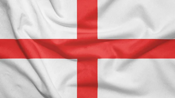 Bandeira Inglaterra Textura Tecido — Fotografia de Stock