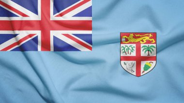 Kumaş dokusunda Fiji bayrağı