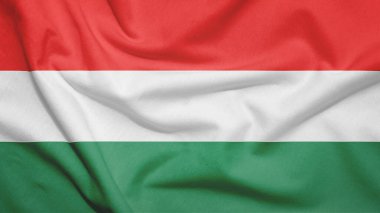 Kumaş dokusunda Macaristan bayrağı