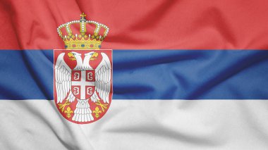 Sırbistan kumaş dokusuna bayrak dikti