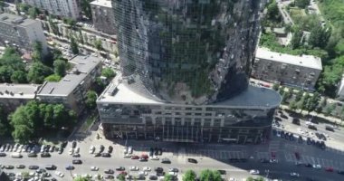 Ukrayna, Kyiv 'deki gökdelen manzarası