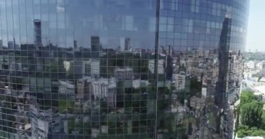 Ukrayna, Kyiv 'deki gökdelen manzarası