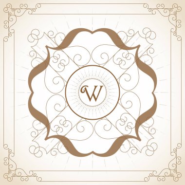 Vintage retro süsleme tebrik kartı