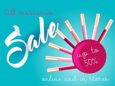 Vektör Lipgloss ambalaj tasarımı