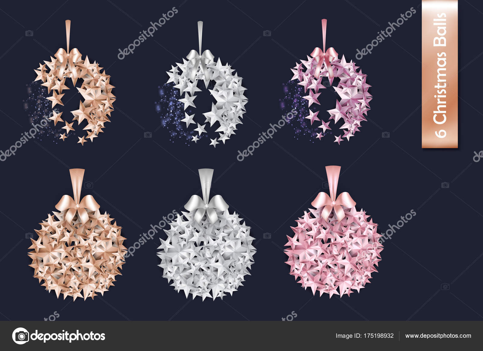 La Valeur De Lor Rose Or Argent Boule De Noël Faite De