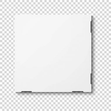 Pizza kutusu ambalaj şablonu alay