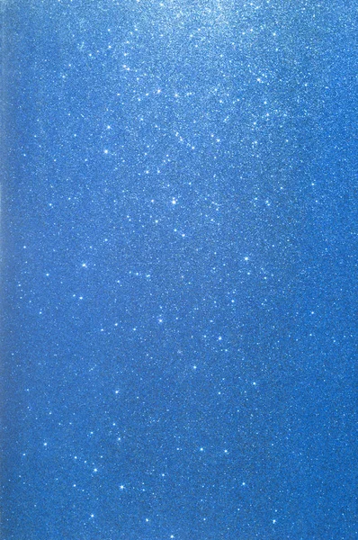 Blue background with sparkles horizontal. — Stock Photo, Image