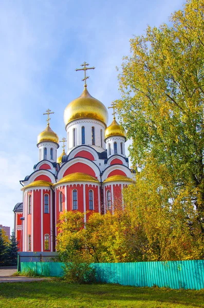 Odintsovo, Russia - October, 2019: Cathedral of St. George