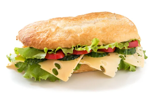 Ciabatta sendvič se sýrem Stock Snímky