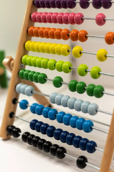 Picture of wooden Colorful abacus toy for kids — Stock Photo, Image