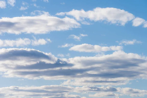Image Blue Sky Clouds Sun Texture — Stock Photo, Image