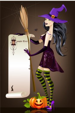 Cadılar Bayramı kız ve kabak