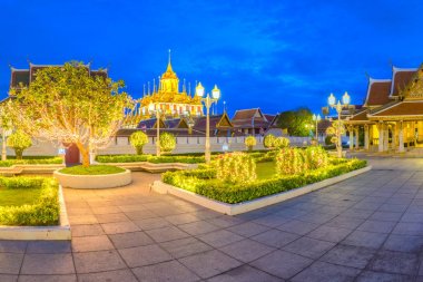 WAT Ratchanatdaram tapınakta Bangkok şehir, Tayland.