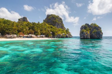 Tropikal plaj güzel deniz ve blue sky adlı Langka Yahudi ada bu Körfez, Tay dilinde, Chumphon Eyaleti, Tayland bulunur