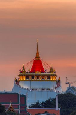 Altın dağ tapınak Fuarı, altın Dağı Tapınağı Bangkok kırmızı bez