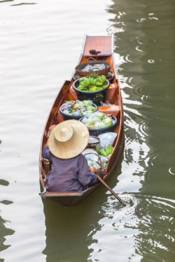 damnoen saduak yüzen Pazar içinde ratchaburi yakın bangkok, Tayland