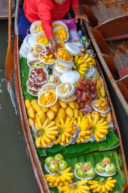 damnoen saduak yüzen Pazar içinde ratchaburi yakın bangkok, Tayland