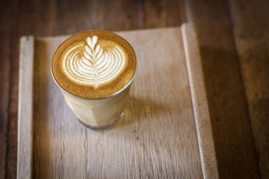 kahve latte art coffee shop ahşap masa