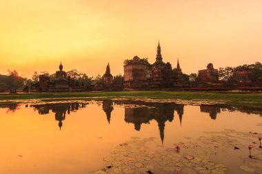 Sukhothai Tarih Parkı, 800 yıl önce eski şehir Tayland