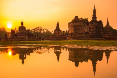 Sukhothai Tarih Parkı, 800 yıl önce eski şehir Tayland
