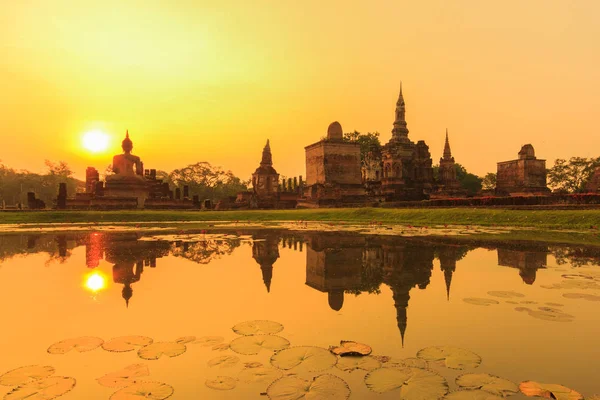 stock image Sukhothai historical park, the old town of Thailand in 800 years ago