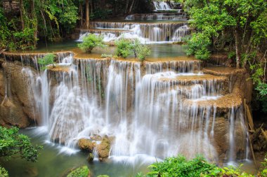Huai Mae Khamin şelale derin orman, Tayland