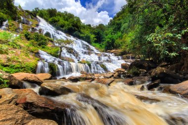 Mae seni şelale, doi Inthanon Milli Parkı, chiang mai, Tayland