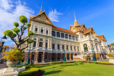 Grand palace, Wat pra kaew ile mavi gök, bangkok, Tayland