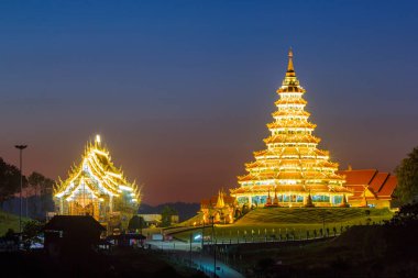 Çin Tapınağı, wat huay pla kang günbatımı zaman, Chiang Rai Eyaleti, Tayland