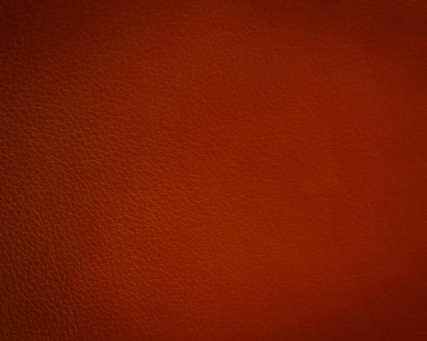 Texture cuir rouge gros plan fond détaillé . — Photo