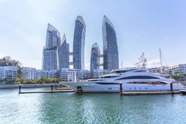 Keppel Körfezi Karayipler'de. Bu lüks konut Singapur