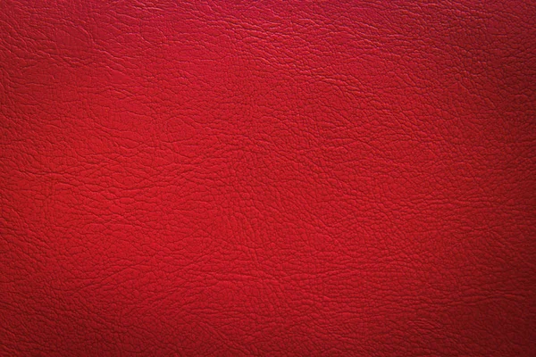 Fond texture cuir rouge — Photo