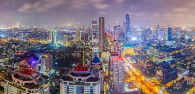 Bangkok şehir, renkli gece hayatı, bu Güneydoğu Asya'nın en büyük şehri ve bu alışveriş merkezi.
