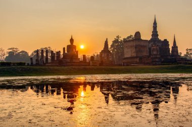 Sukhothai Tarih Parkı, 800 yıl önce eski şehir Tayland
