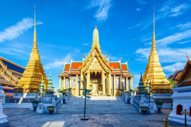 Bangkok Tayland 'daki Wat Phra Kaew Eski Tapınağı