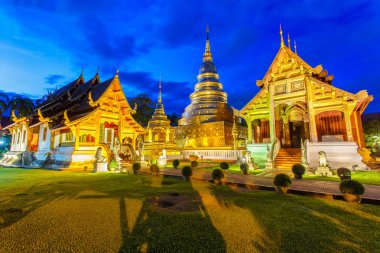 WAT phra singh eski şehir merkezini chiang Mai, Tayland Batı kesiminde yer alır