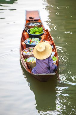 damnoen saduak yüzen Pazar içinde ratchaburi yakın bangkok, Tayland