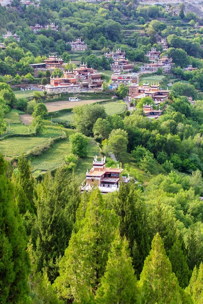 Danba Tibetan Village au Sichuan, Chine — Photo
