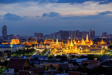 Sanam Luang, Bangkok, Tayland Kralı Bhumibol Adulyadej Kraliyet cenaze ateşinde 's