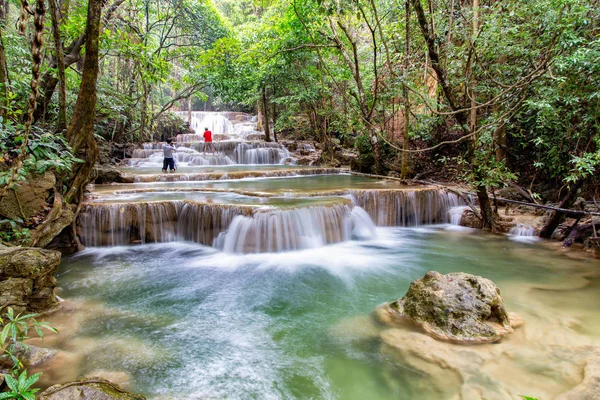 Huai Mae Khamin waterfall — Stock Photo, Image