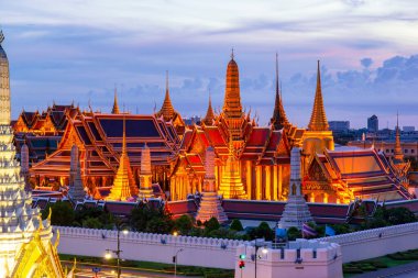 Bangkok, Tayland 'daki Wat Phra Kaew Eski Tapınağı