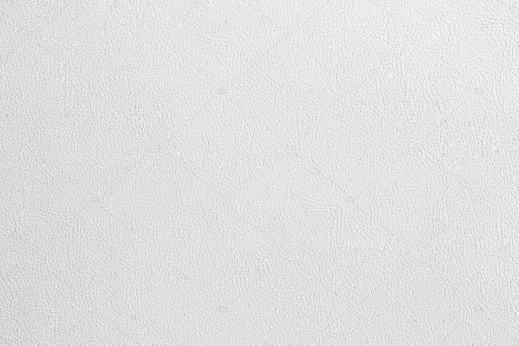 White leather and texture background.